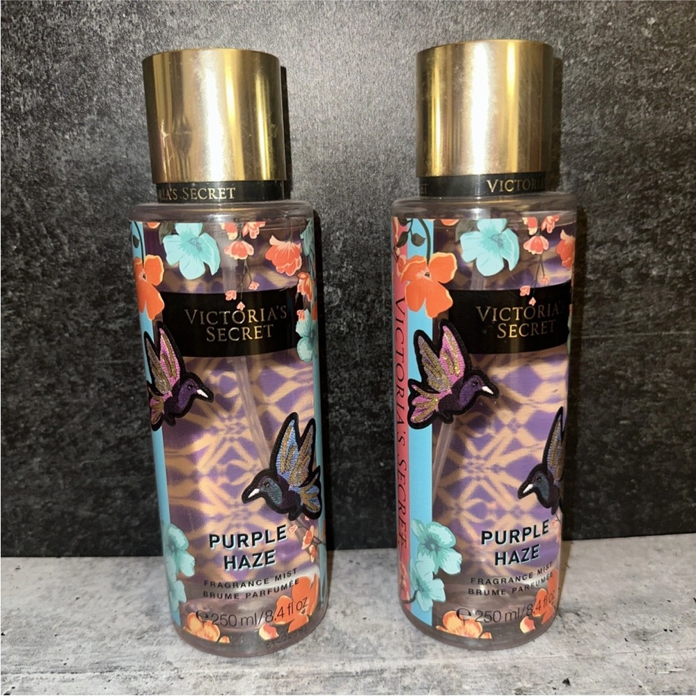 2 Lot Victoria's Secret Purple Haze Fragrance Mist NEW